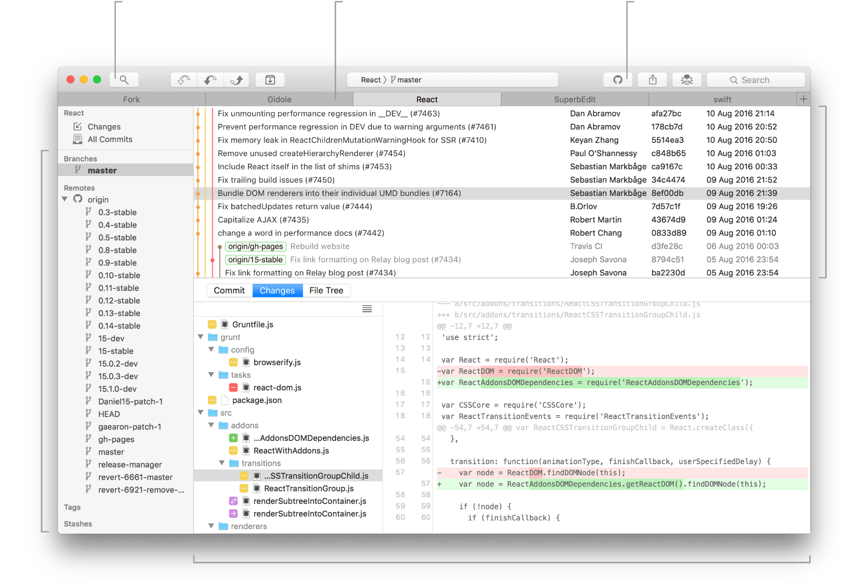 git client for mac with user account control